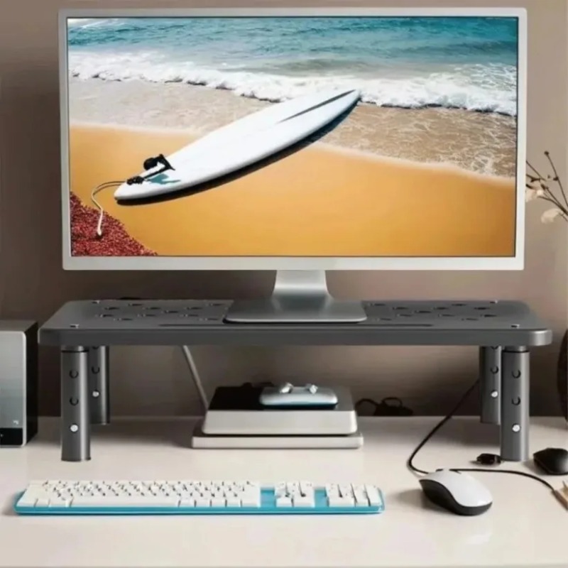 Document Holder Monitor - حامل شاشة قابل لتعديل الارتفاع، منظم