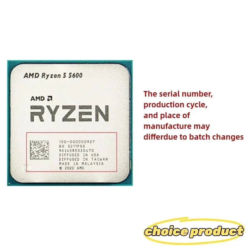 معالج AMD Ryzen 5 R5 5600، جدي - مراجعة Amd Cpu Ryzen 5 وسعره